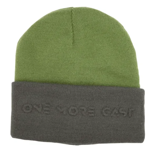One More Cast OMC Yeadon Embossed Green Fishing Beanie- Clothing