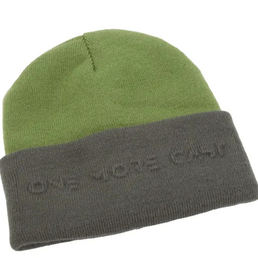 One More Cast OMC Yeadon Embossed Green Fishing Beanie- Clothing