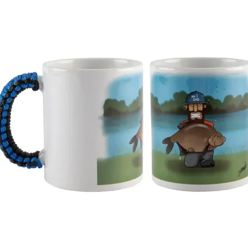 Angling Direct Paracord Blue Handle Mug Fishing Mad Dad- Cooking Equipment