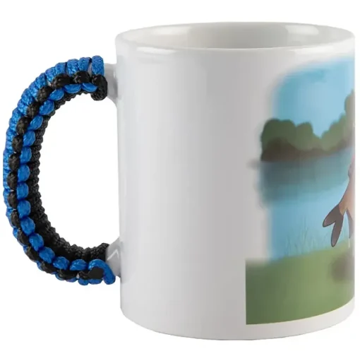 Angling Direct Paracord Blue Handle Mug Fishing Mad Dad- Cooking Equipment
