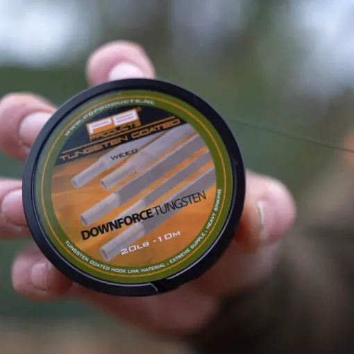 PB Products Downforce Tungsten Fishing Coated Hooklink 10m- Line