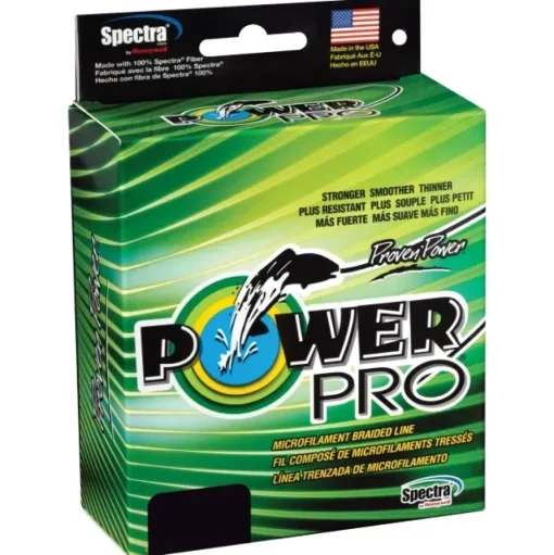 PowerPro Moss Green Braided Mainline 455m- Line