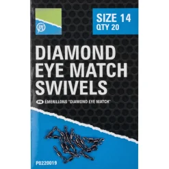 Preston Diamond Eye Match Swivels