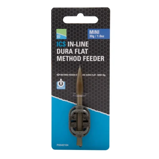 Preston ICS In-Line Dura Flat Mini Method Fishing Feeder
