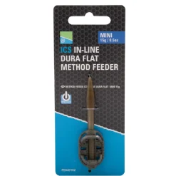 Preston ICS In-Line Dura Flat Mini Method Fishing Feeder