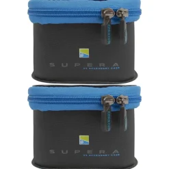 Preston Supera XS EVA Accessory Fishing Cases x2