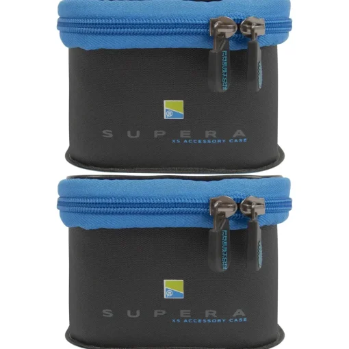 Preston Supera XS EVA Accessory Fishing Cases x2