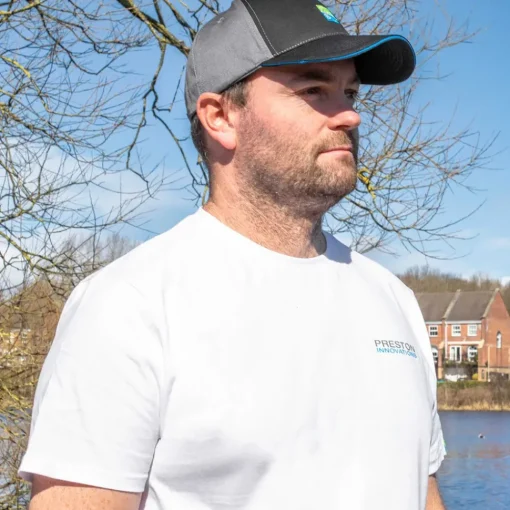 Preston White Fishing T-Shirt