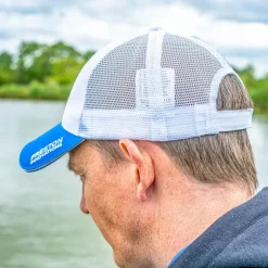 Preston White Mesh Fishing Cap