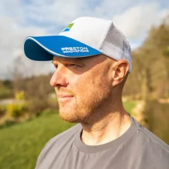 Preston White Mesh Fishing Cap