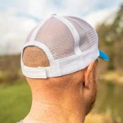 Preston White Mesh Fishing Cap
