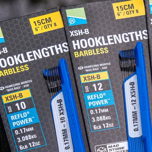 Preston XSH-B Hooklengths Barbless