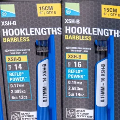 Preston XSH-B Hooklengths Barbless