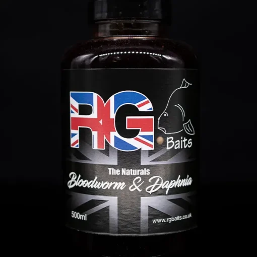 RG Baits Bloodworm & Daphnia Liquid Extract 500ml- Bait & Additives