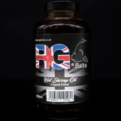 RG Baits Hot Shrimp Oil 500ml- Bait & Additives
