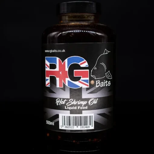RG Baits Hot Shrimp Oil 500ml- Bait & Additives