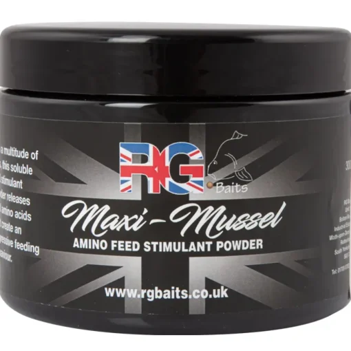 RG Baits Maxi Mussel Amino Feed Stimulant Powder 300g- Bait & Additives