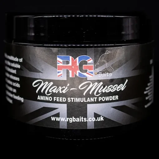 RG Baits Maxi Mussel Amino Feed Stimulant Powder 300g- Bait & Additives