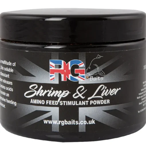 RG Baits Shrimp & Liver Amino Feed Stimulant Powder 300g- Bait & Additives