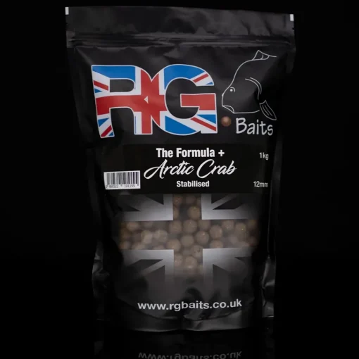 RG Baits The Formula + Arctic Crab Shelf Life Boilies- Bait & Additives