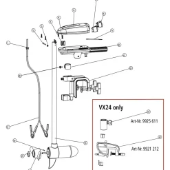 Rhino Motors Rhino Cobold Outboard Motor VX 24