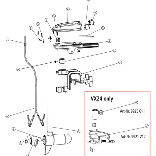 Rhino Motors Rhino Cobold Outboard Motor VX 24