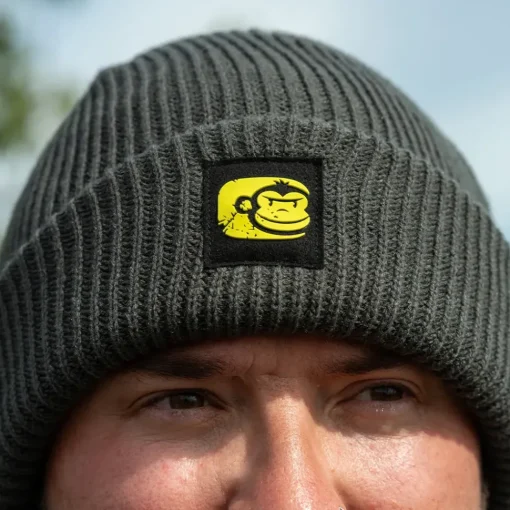Ridge Monkey RidgeMonkey APEarel ThermaPro Fisherman Beanie Hat Green- Clothing