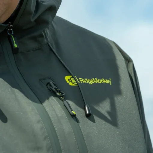 Ridge Monkey RidgeMonkey APEarel ThermaPro Waterproof Shell Coat Green- Clothing
