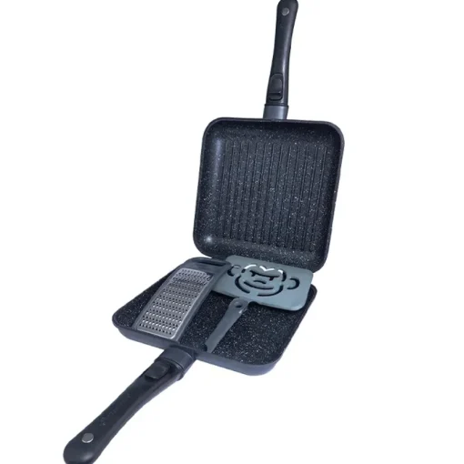 Ridge Monkey RidgeMonkey Connect Pan & Griddle XXL Granite Edition- Cooking Equipment