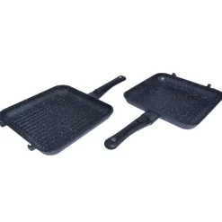 Ridge Monkey RidgeMonkey Connect Pan & Griddle XXL Granite Edition- Cooking Equipment