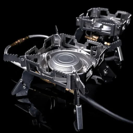 Ridge Monkey RidgeMonkey Quad Connect Fishing Stove Pro Mini Full Kit- Cooking Equipment