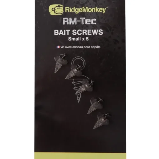 Ridge Monkey RidgeMonkey RM-Tec Hook Ring Bait Screws- Terminal Tackle