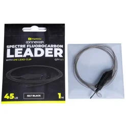 Ridge Monkey RidgeMonkey Spectre Fluorocarbon Leader With Uni Lead Clip- Terminal Tackle