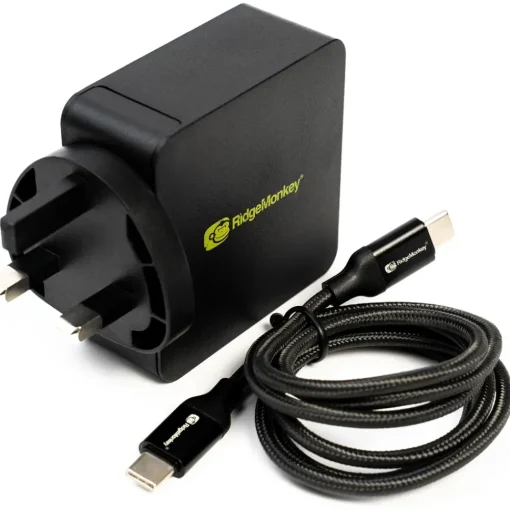 Ridge Monkey RidgeMonkey Vault 60W USB-C Power Delivery AC Mains Adaptor- Tech