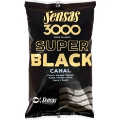 Sensas 3000 Super Black Canal 1kg