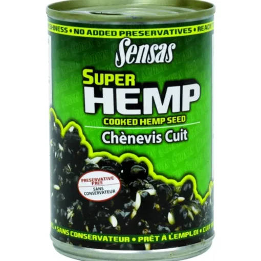 Sensas Tinned Hemp- Bait & Additives