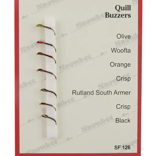 Snowbee Quill Buzzers Fly Selection