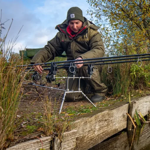 Solar Tackle Solar P1 Worldwide Pod Kit Inc 3 Rod Buzz Bars & Mini Back Rests