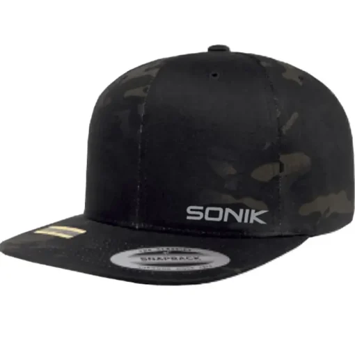 Sonik Multicam Snapback Fishing Cap- New Arrivals | Clothing
