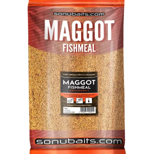Sonu Baits Sonubaits Maggot And Fishmeal Groundbait 2kg- Bait & Additives