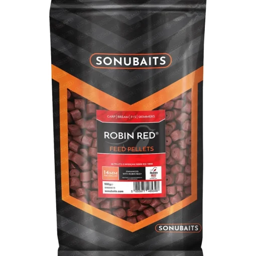 Sonubaits Robin Red Pre-Drilled Feed Pellets- Bait & Additives