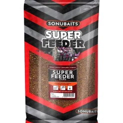 Sonu Baits Sonubaits Super Feeder Dark Groundbait 2kg- Bait & Additives