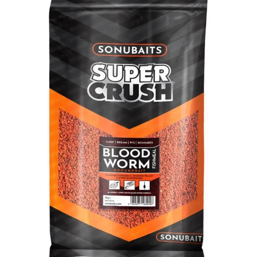 Sonu Baits Sonubaits Supercrush Bloodworm & Fishmeal 2kg- Bait & Additives