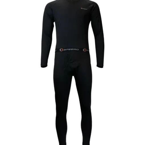 Speero Base Layer Set Black- Clothing
