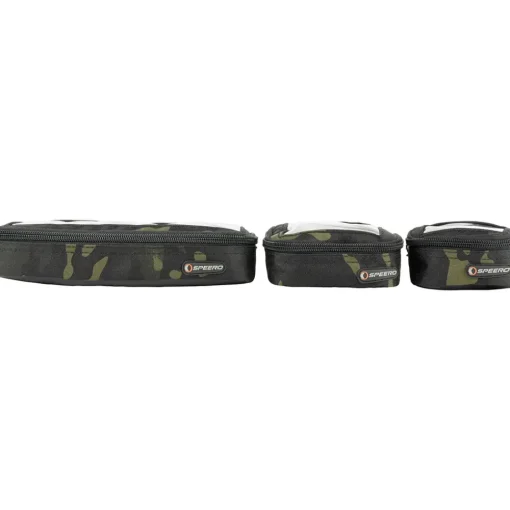 Speero Black Camo Clear View Pouches Kit- Luggage