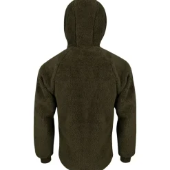 Speero Sherpa Dark Olive Fleece Hoodie- Clothing