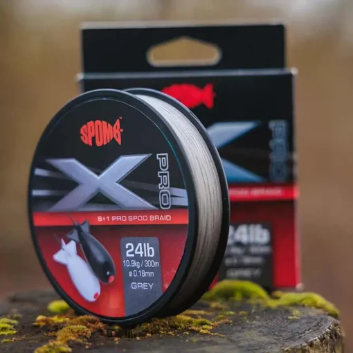 Spomb X Pro Grey 8+1 Braid 300m- Line