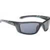 Strike King SK Plus Cumberland Matte Black Grey Rubber Sunglasses