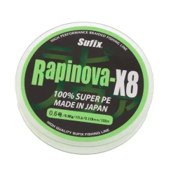 Sufix Rapinova X8 Lemon Green 150m