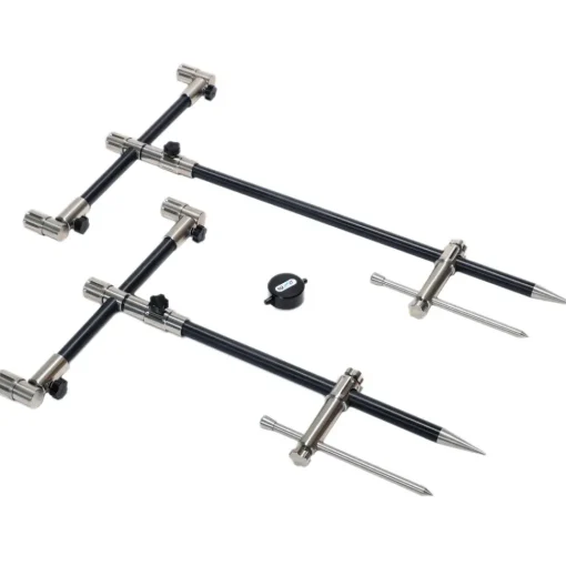 Summit Tackle Summit Black Aluminium & Stainless Thumbscrew Buzz Bar Kit- Rod Support